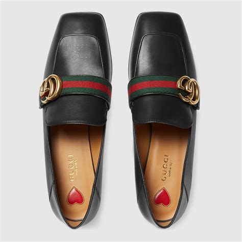 gucci 3/4 loafers|gucci loafers female.